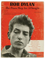 “BOB DYLAN – THE TIMES THEY ARE A CHANGIN” SONG FOLIO.