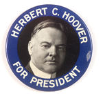 "HERBERT C. HOOVER FOR PRESIDENT" RARE CELLO.