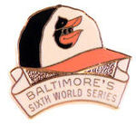 BALTIMORE 1983 WORLD SERIES PRESS PIN.