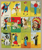 "COMIC TRADERS" CARD SETS INCLUDING SUPERMAN.