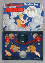 "LITTLE ORPHAN ANNIE BUBBLE SET."