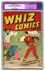 WHIZ COMICS #2 (#1), FEBRUARY 1940.