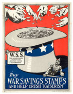 REVEREND BILLY SUNDAY'S PERSONAL WORLD WAR I POSTER COLLECTION.