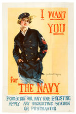 REVEREND BILLY SUNDAY'S PERSONAL WORLD WAR I POSTER COLLECTION.