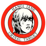 ANTI JANE FONDA 1972 "HANOI JANE URINAL TARGET."