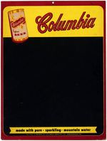 "COLUMBIA" BEER MENU BOARD.