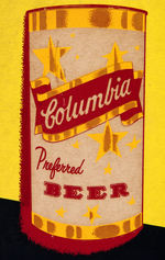 "COLUMBIA" BEER MENU BOARD.