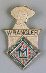 "TOM MIX WRANGLER" BADGE