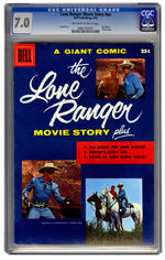 DELL GIANT LONE RANGER MOVIE STORY #NN, MARCH 1956.