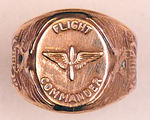 CAPTAIN MIDNIGHT "FLIGHT COMMANDER" RING.