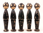 FELIX THE CAT WOOD BOWLING PINS.