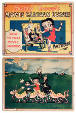 "BETTY BOOP'S MOVIE CARTOON LESSONS" BOOK BY MAX FLEISCHER.