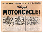 "KELLOGG'S MOTORCYCLE" BOXED PREMIUM.