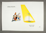 MEL BLANC "SPEECHLESS" POSTER/UNION CARD/FISHING LICENSE.