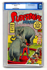 SUPERSNIPE COMICS V2 #9 JUNE 1945 CGC 9.4 OFF-WHITE PAGES MILE HIGH COPY.