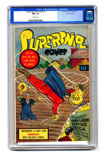 SUPERSNIPE COMICS V2 #10 SEPTEMBER 1945 CGC 9.2 OFF-WHITE PAGES PENNSYLVANIA COPY.