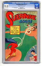 SUPERSNIPE COMICS V3 #11 APRIL MAY 1947 CGC 9.0 CREAM TO OFF-WHITE PAGES.