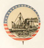 "MAINE" 1898 IN 1.25" SIZE.