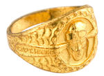 "CAPT. HAWK'S SKY PATROL" SUPERIOR EXAMPLE PORTRAIT RING.