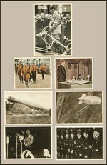 GERMAN PICTURE CARDS WITH MILITARY AND AIRSHIP THEME.