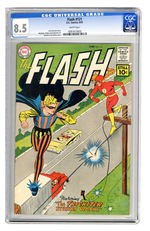 FLASH #121 JUNE 1961 CGC 8.5 WHITE PAGES.