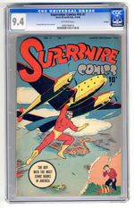 SUPERSNIPE COMICS V4 #7 AUGUST SEPTEMBER 1948 CGC 9.4 OFF-WHITE PAGES TWILIGHT COPY.