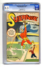 SUPERSNIPE COMICS V4 #8 OCTOBER NOVEMBER 1948 CGC 8.5 CREAM TO OFF-WHITE PAGES TWILIGHT COPY.