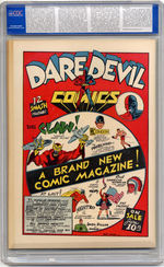 DAREDEVIL BATTLES HITLER #1, JULY 1941. CGC 9.4