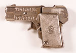 "BORDER PATROL" CAST IRON CAP GUN BY KILGORE.