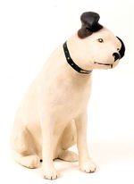 RCA NIPPER PAPER MACHE' DOG FIGURE.