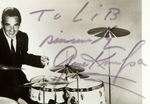 DRUM LEGEND GENE KRUPA SIGNED PUBLICITY PHOTO.