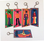 BEATLES “YELLOW SUBMARINE” KEY CHAIN LOT.