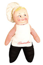 "SWINGLINE" ADVERTISING DOLL.