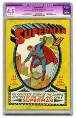 SUPERMAN #1, SUMMER 1939.