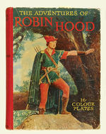 RARE ERROL FLYNN "THE ADVENTURES OF ROBIN HOOD" ENGLISH HARDCOVER.