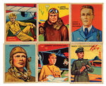 "SKY BIRDS" GUM CARDS INCLUDING LINDBERGH AND EARHART.