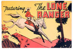 LONE RANGER STORE ACTIVITY BOOK