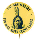 BOY SCOUT "INDIAN TEN MILE RIVER SCOUT CAMPS."