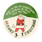 SANTA "DOIN' THE TWIST" BY BUTTON MAKER EMRESS.