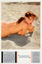 “PLAYBOY 1958 PLAYMATE CALENDAR” WITH ENVELOPE.