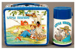 "LITTLE FRIENDS" VERY RARE METAL LUNCHBOX WITH THERMOS.