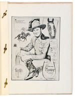 GENE AUTRY PERSONALLY SIGNED PRESSBOOK.