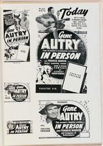 GENE AUTRY PERSONALLY SIGNED PRESSBOOK.