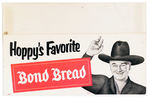 "HOPPY'S FAVORITE BOND BREAD" SHELF SIGN.