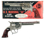 U.S. MARSHAL/WILD BILL HICKOK CAP PISTOL BY HALCO BOXED.