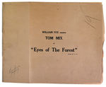 TOM MIX IN "EYES OF THE FOREST" LOBBY CARD SET W/ENVELOPE.