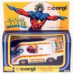 "CAPTAIN MARVEL PORSCHE" CORGI DIE CAST CAR.