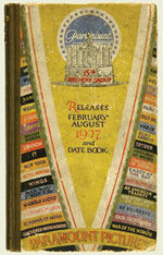 PARAMOUNT PICTURES 1927 FILM RELEASE/DATE BOOK.