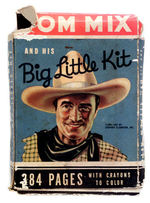 "TOM MIX AND HIS BIG LITTLE KIT" STORY/COLORING PAGES.