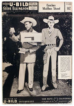 ROY ROGERS "COWBOY MAILBOX STAND" IN ORIGINAL PACKAGING.